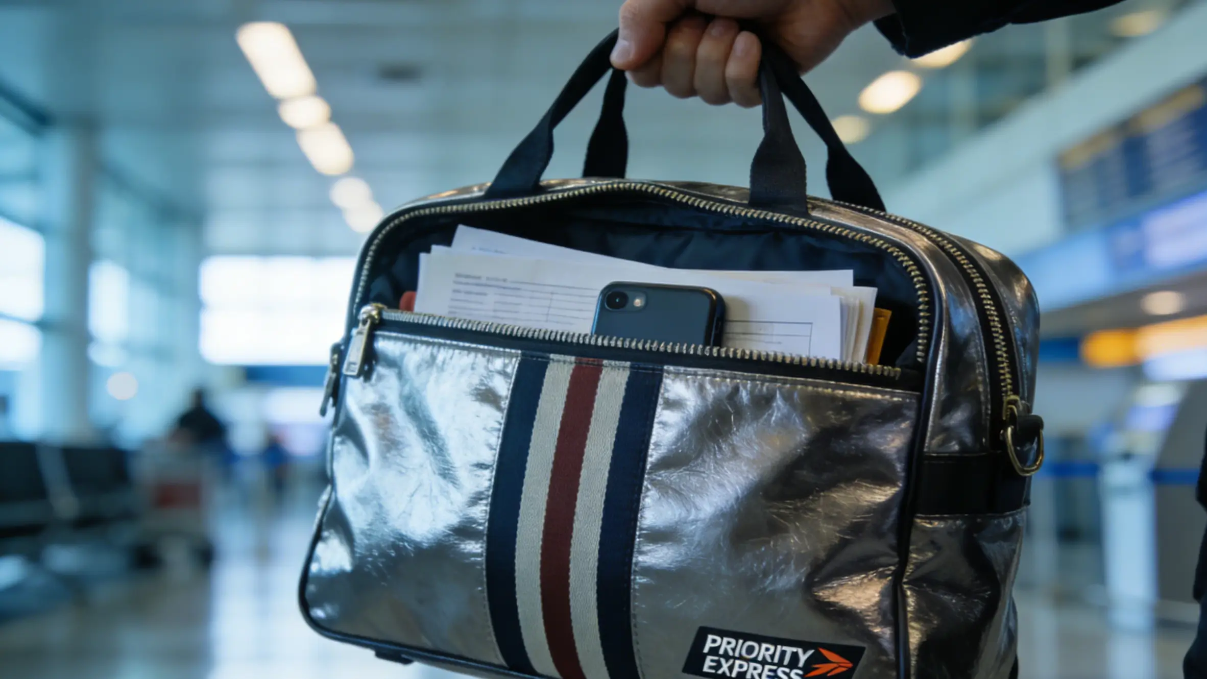 Priority express hand-carry service for urgent documents and small parcels to Africa.